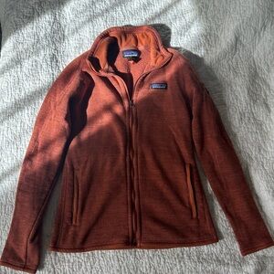 Patagonia Burnt Orange Zip-Up Jacket Size Small